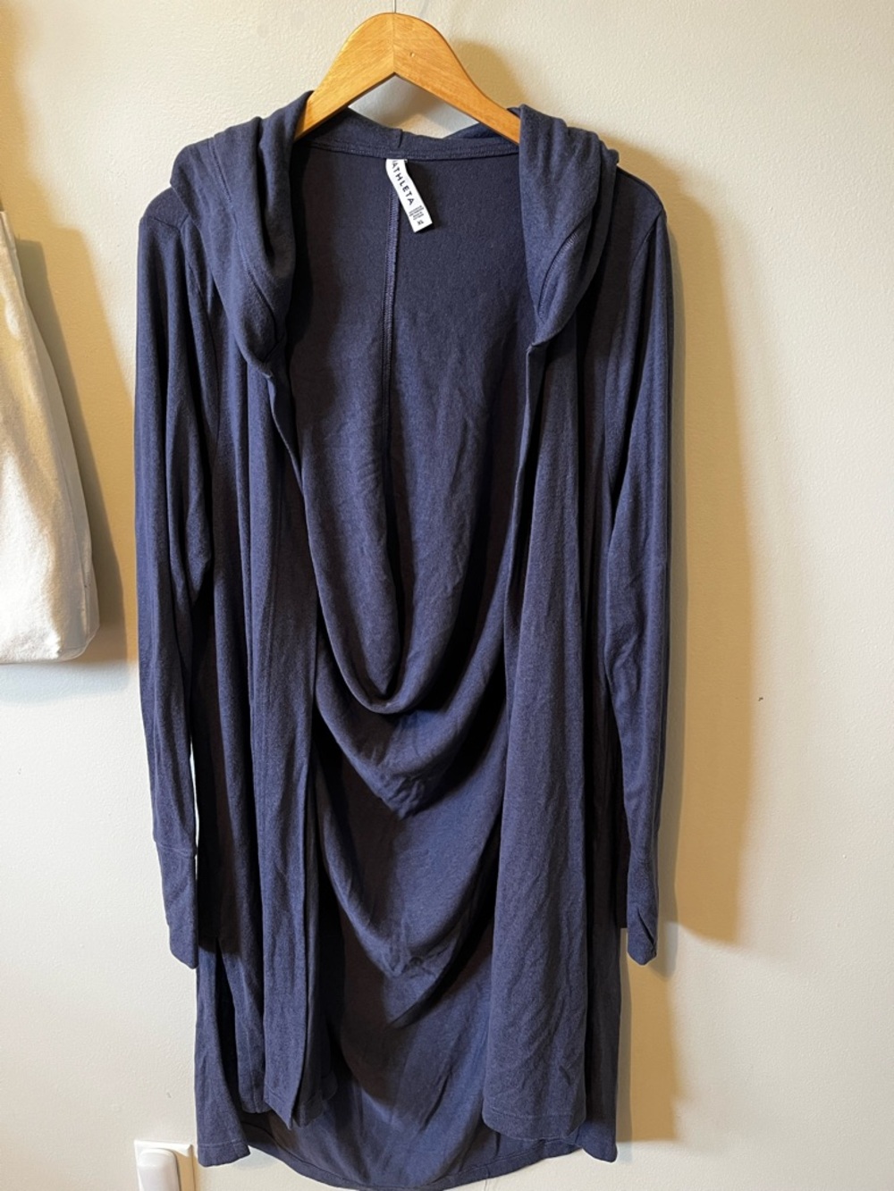 Athleta Draped Hooded Cardigan